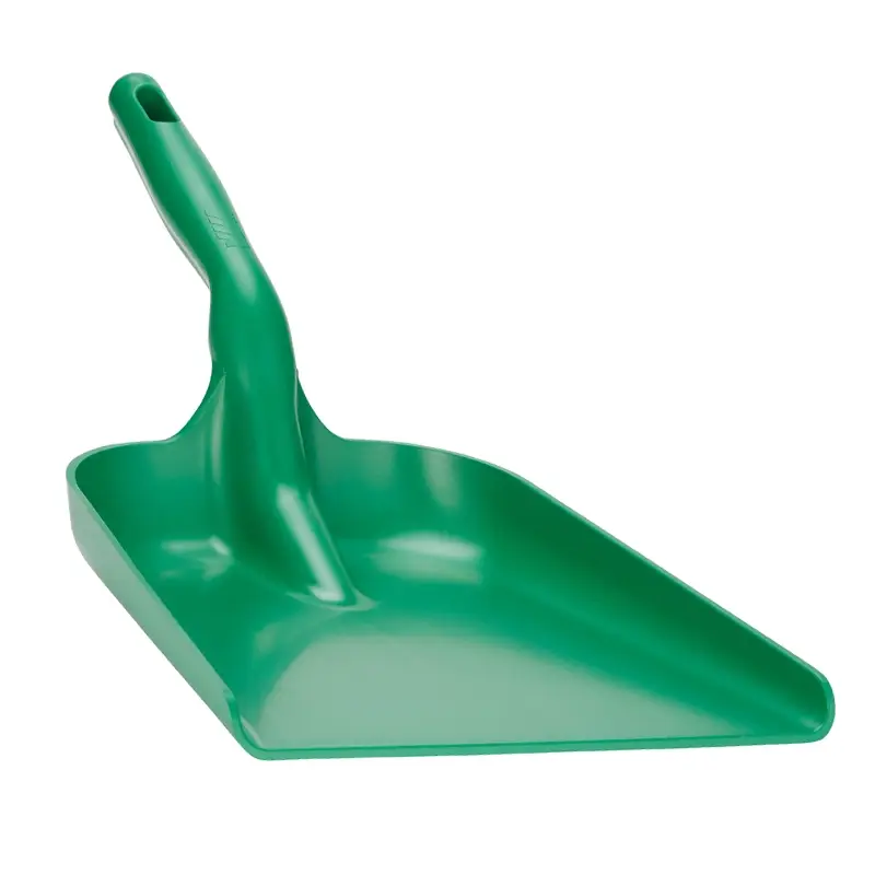 Pelle à main plate Vikan 56742, détectable, en polypropylène, 550 mm, verte